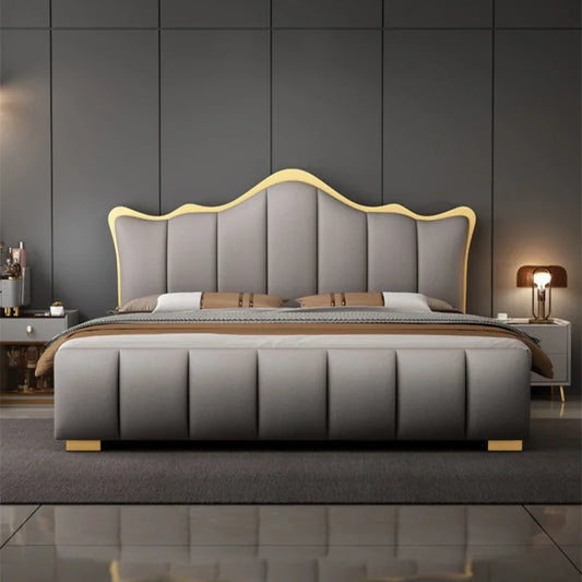 Classic Support Bedframe Cheap Aesthetics Safe Minimalist Bed Storage Modern Luxury Massage Lazy Wood Muebles Home Furniture