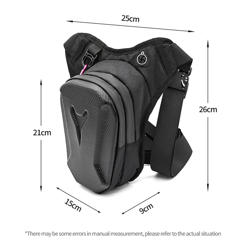 Motorcycle Drop Leg Bag For Men Women Ride Cycling Casual Waist Bag Fanny Pack Travel Hiking Climbing Outdoor Pocket Waterproof