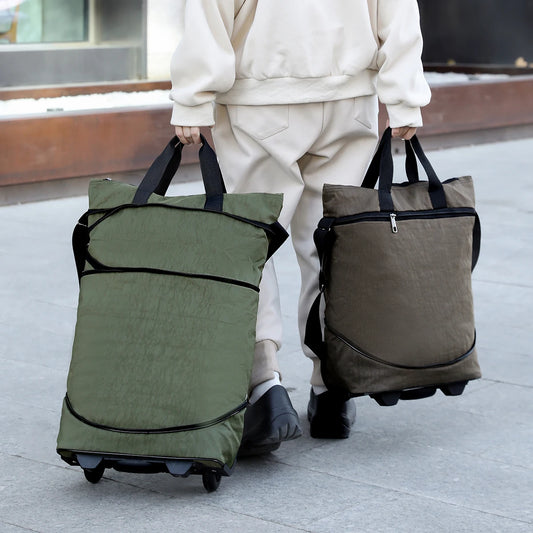 Expandable Rolling Duffle Bag with Wheels Expandable Foldable Duffle Bag Suitcases Rolling Luggage Bag Carry on Duffel Bag