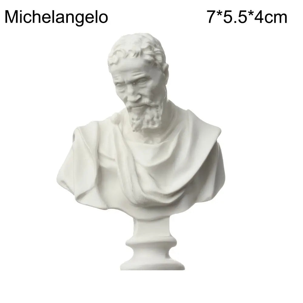 Crafts Figurine Celebrities Home Decor Drawing Practice Plaster Statue Famous Sculpture Gypsum Bust Portraits Greek Mythology