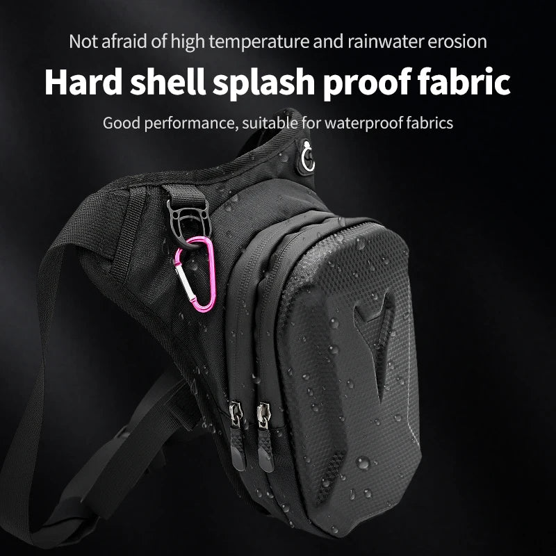 Motorcycle Drop Leg Bag For Men Women Ride Cycling Casual Waist Bag Fanny Pack Travel Hiking Climbing Outdoor Pocket Waterproof