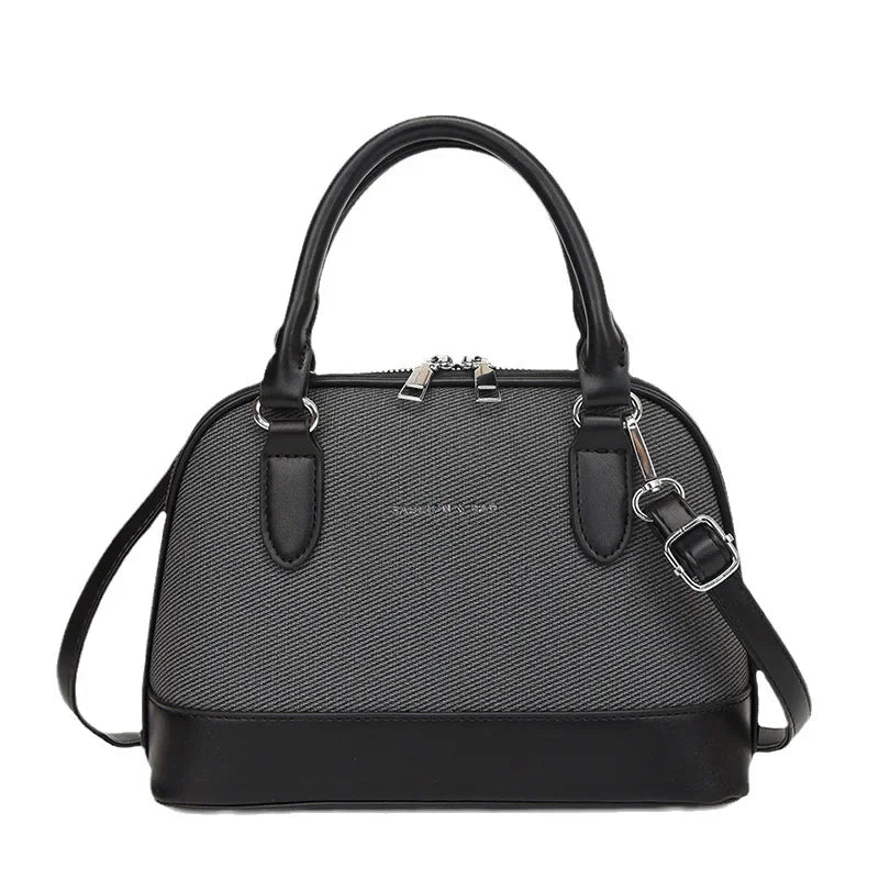 New Women's Handbag with Elegant Style, European and American Fashion Single - Shoulder and Cross - Body Small Shell Bag