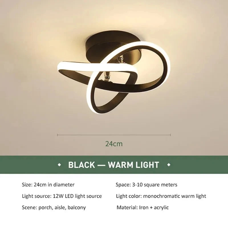 Modern LED Ceiling Light Home Decoration Lighting Bedroom Corridor Aisle Living Room Cloakroom Hotel Indoor Lighting Fixtures