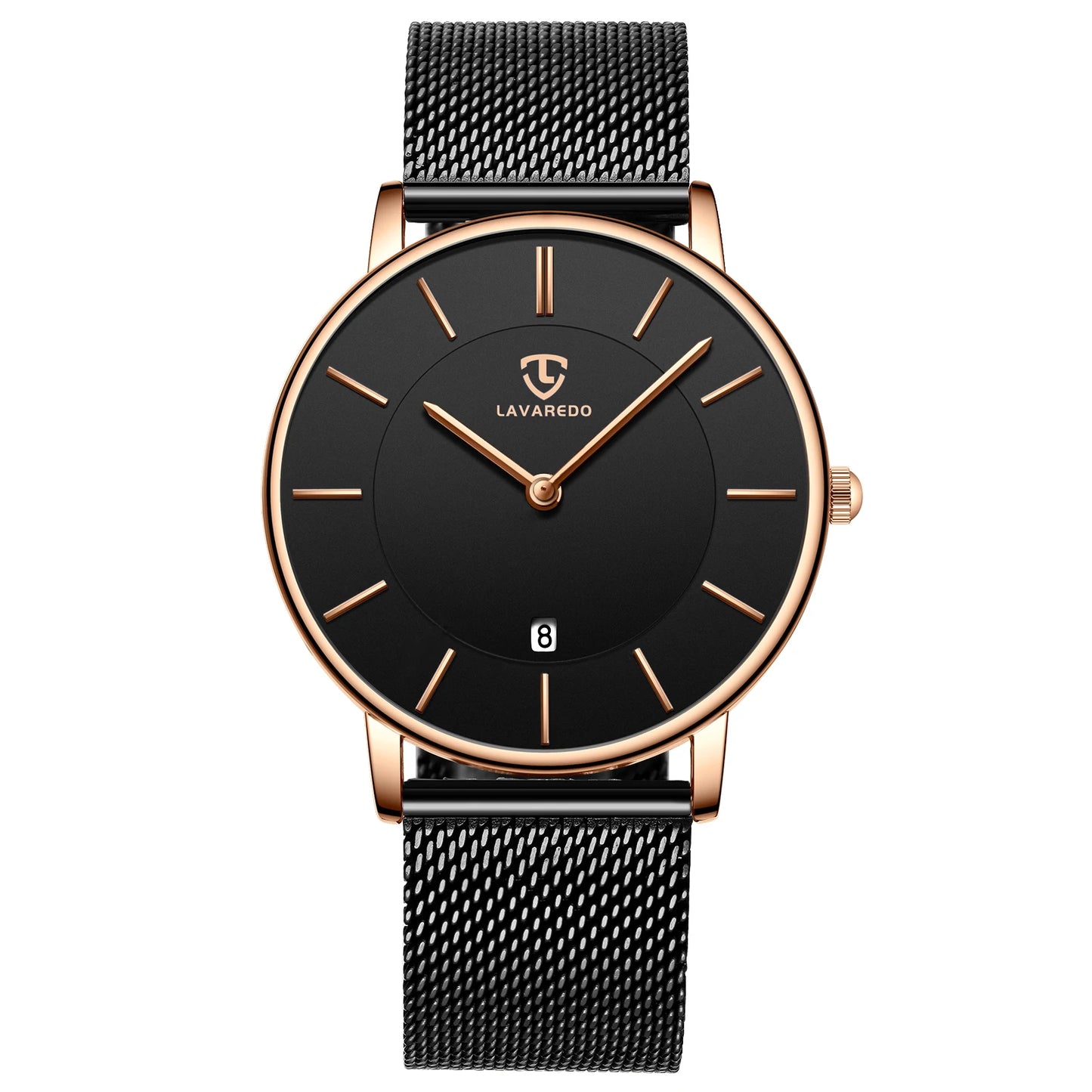 Mens Watches, Minimalist Fashion Simple Wrist Watch for Men Analog Date with Leather Strap