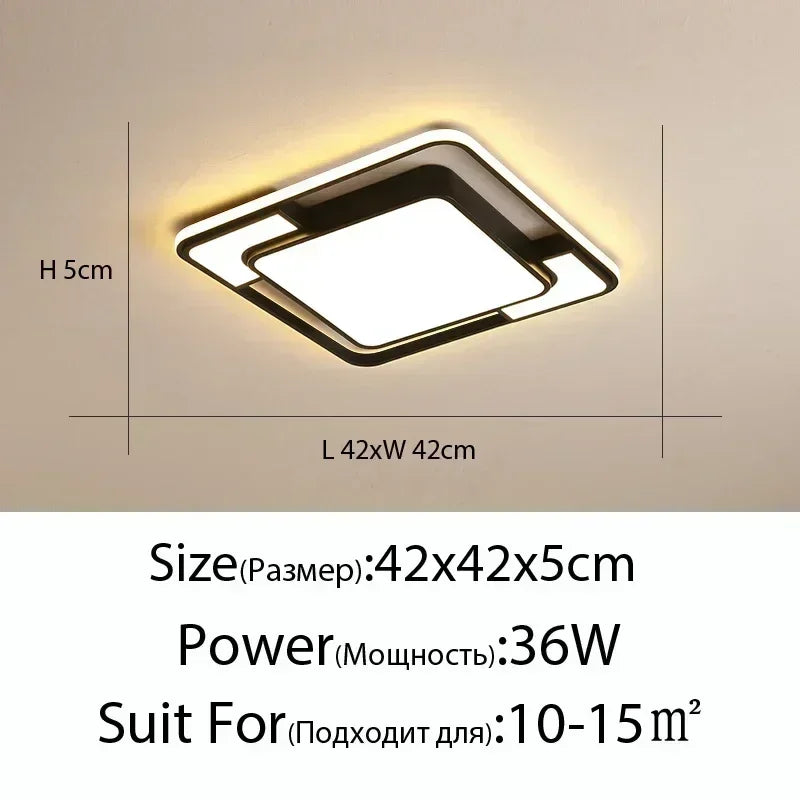 New Living Room Main Light Modern Simple and Atmospheric Led Whole House Ing Package Combination Bedroom Ceiling