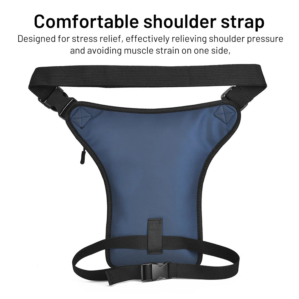 Men Drop Leg Bag Waist Bag for Men Fanny Pack Phone Purse Motorcycle Riding Shoulder Crossbody Thigh Male Hip Belt Waist Bags