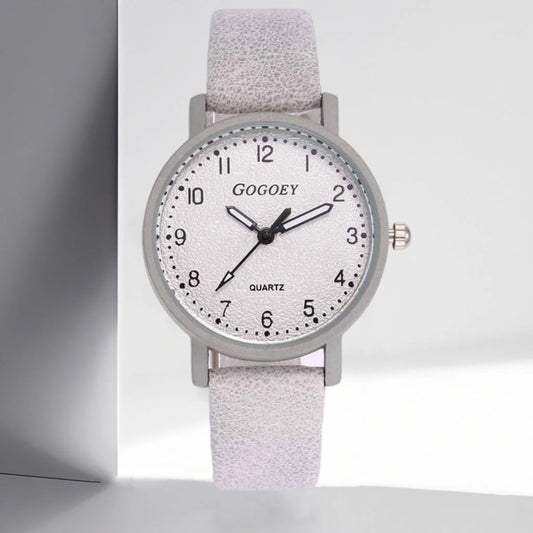 Women Watches Simple Casual Arabic Numbers Leather Analog Quartz Watches for Woman Fashion Ladies Clock Gift montres femmes