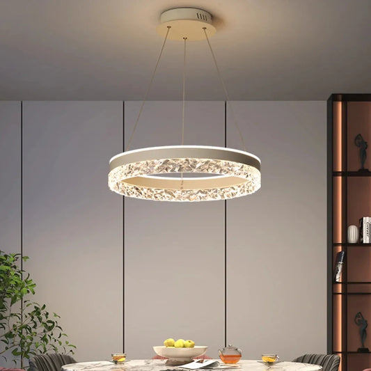 Modern Led Living Room Chandeliers Dining Table Ceiling Chandelier Kitchen Hanging Light Fixture Dimmable Indoor Lighting Lamp
