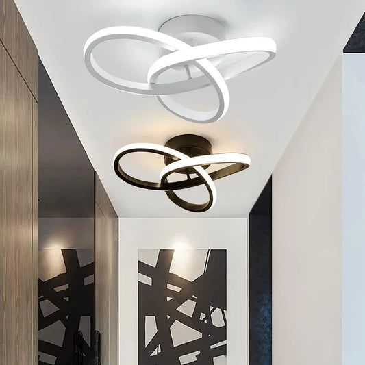 Household LED Ceiling Lights Three Colors Lamp Modern Style Ceiling Lamp Bedroom Light Surface Installation Dining Room Lamp