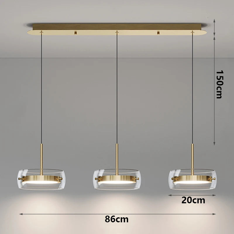 Modern home decor led lights pendant light lamps for living room Chandeliers for dining room hanging light indoor lighting