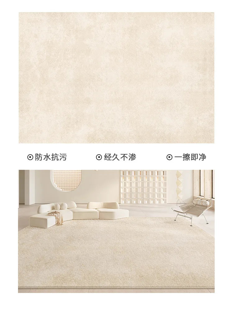 Living Room Carpet Non-slip Waterproof Bedroom Floor Mat Large Size Home Decoration Rugs Minimalist Lines Loop Pile Mats 거실 카펫