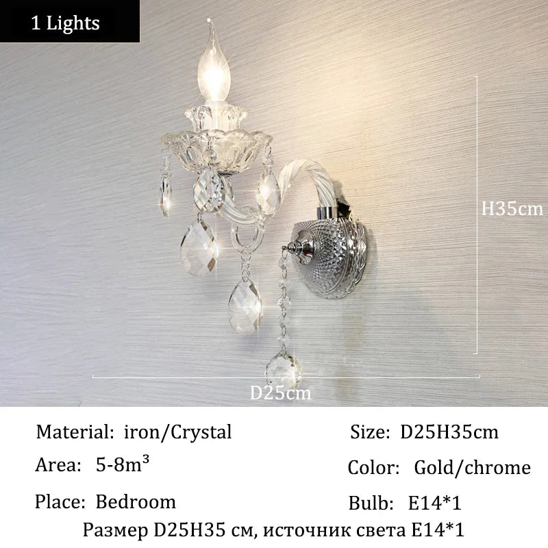 Luxury Home Crystal Chandeliers Villa Lighting for Living Room Decorate LED Ceiling Pendant Lights Indoor Hanging Lights Fixture