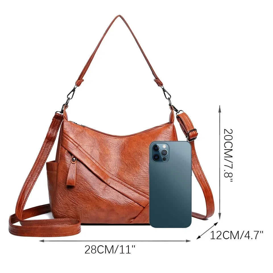 New Women's Handbags, Fashion Women's Crossbody Bags Retro Large Capacity Shoulder Bags Designer Ladies' Messenger Bag