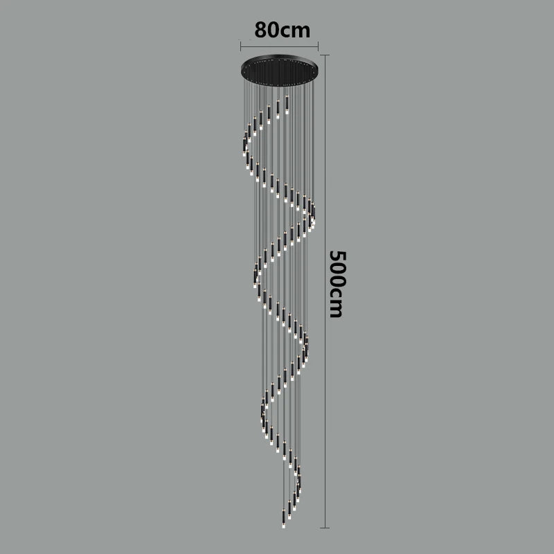 Modern home decor led lights pendant light lamps forstaircase Chandeliers for living room hanging light indoor lighting