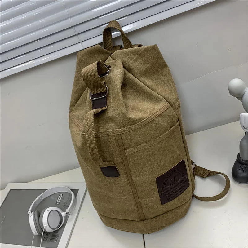 60/30L Mens Bag Outdoor Sports gym Duffle Bag Rucksack Tactical Canvas Backpack School Bag Travel Shoulder BagHandbag Two Size
