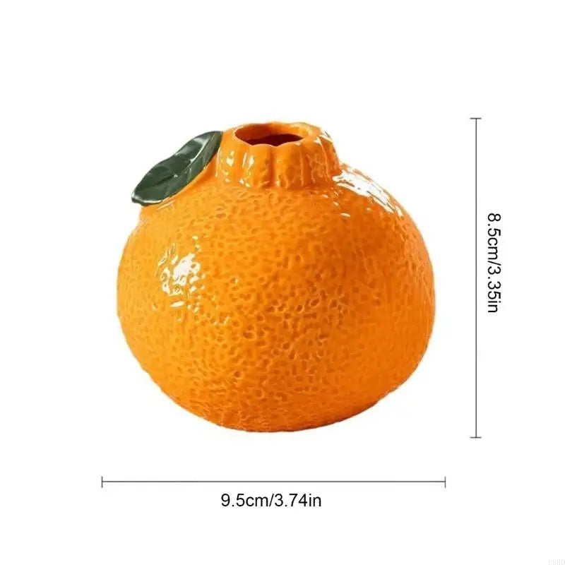 E8BD Tangerines Vases Plastic Vases Modern Decorative Vases Centerpieces Lovely Flowers Vases for Wedding Office Home Decors