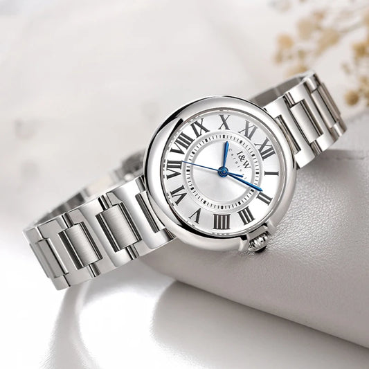 Relogio Feminino Switzerland I&W 2022 New Women Quartz Watches Sapphire Glass Waterproof 316L Stainless Steel Watch for Women
