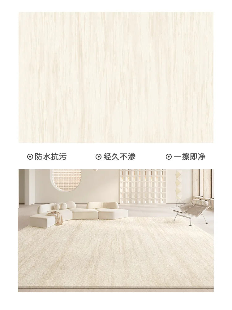 Living Room Carpet Non-slip Waterproof Bedroom Floor Mat Large Size Home Decoration Rugs Minimalist Lines Loop Pile Mats 거실 카펫