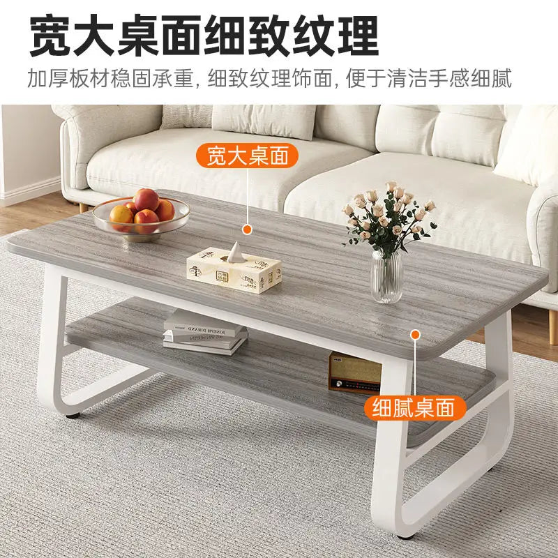 Contemporary Sofa Side Cabinet & Coffee Table Set - Simple Style, New Arrival, Ideal for Bedroom and Living Room Use