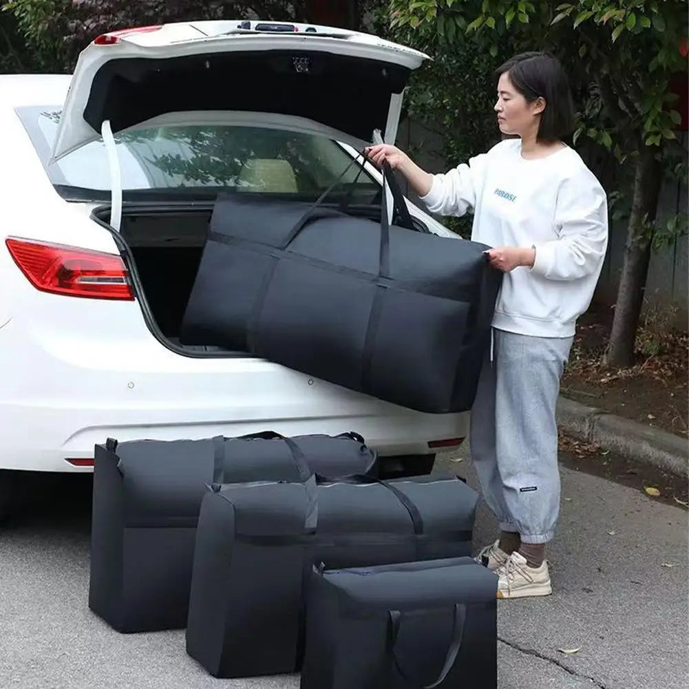 Extra Large Waterproof Moving Luggage Bags Laundry Shopping Bag foldable luggage travel bag Large Capacity Quilt Organizer