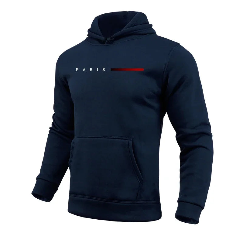 Mens Tracksuit Fashion Printing Casual Hooded Sweatshirts Daily Jogging Sports Tops Hot Sales Versatile Street Pullover Clothing