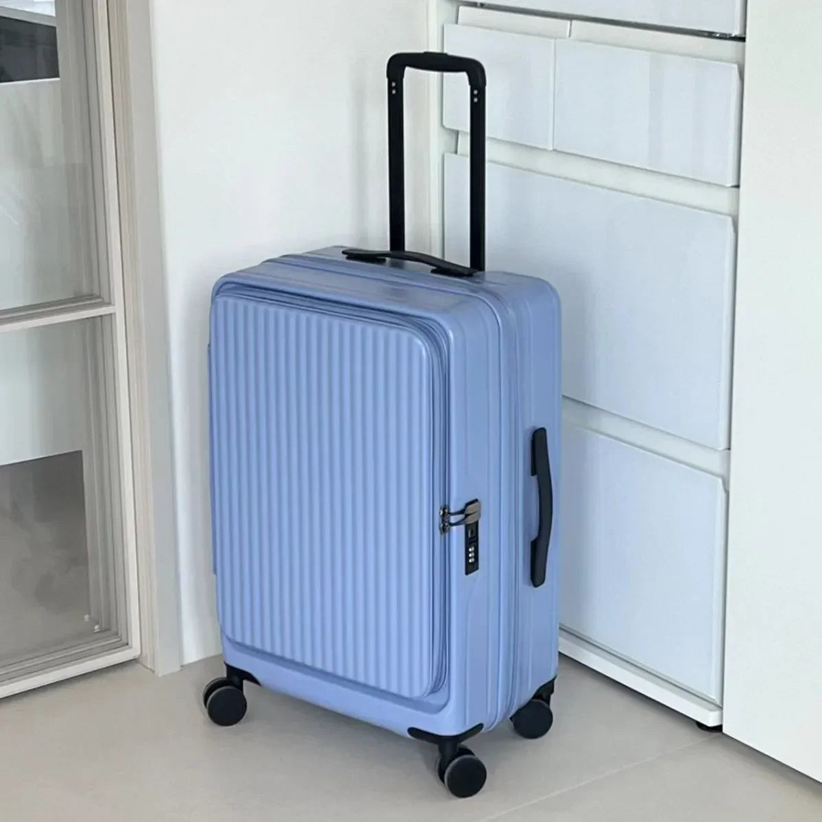 20 Inch Rolling Suitcase Travel Luggage Bag Carry On Luggage Lightweight PC Hard Shell Suitcases with Wheels for Weekender
