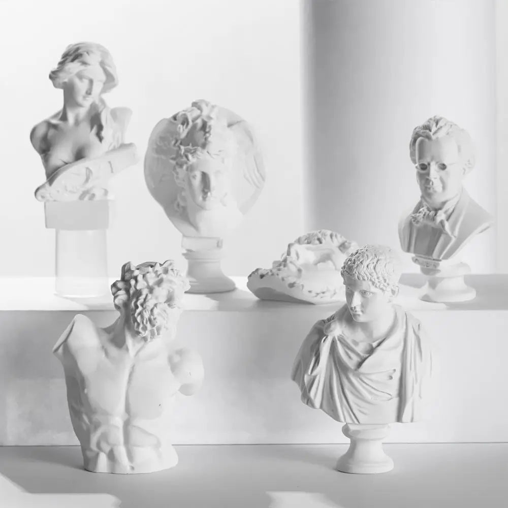 Crafts Figurine Celebrities Home Decor Drawing Practice Plaster Statue Famous Sculpture Gypsum Bust Portraits Greek Mythology