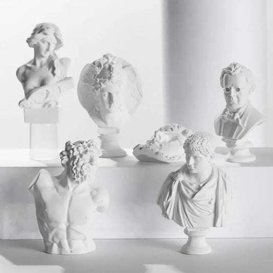 Crafts Figurine Celebrities Home Decor Drawing Practice Plaster Statue Famous Sculpture Gypsum Bust Portraits Greek Mythology