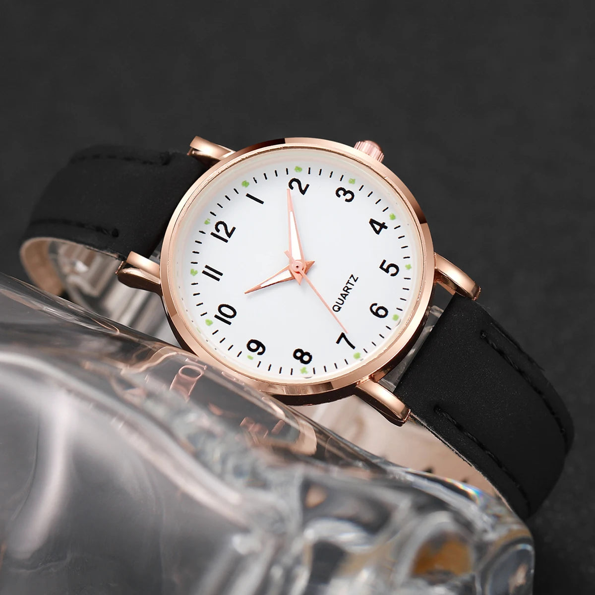 Women's Double Watch Fashion Casual Digital dial Girl Beautiful Watch