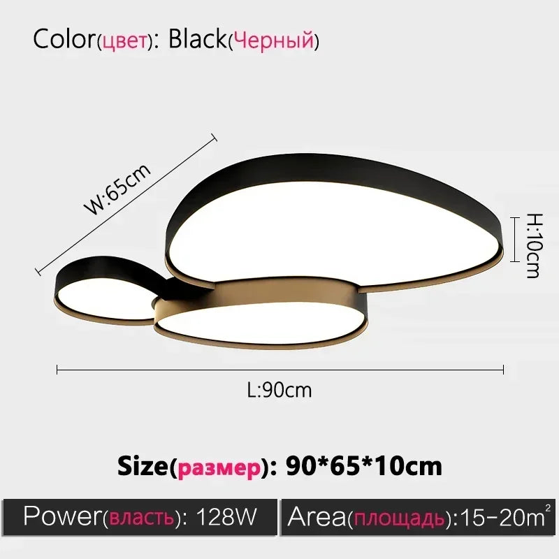 Modern Simple Design Led Ceiling Lamp Living Room Kitchen Cabinets Balcony Bedroom Light Home Decor Luxury Luminaire Chandelier