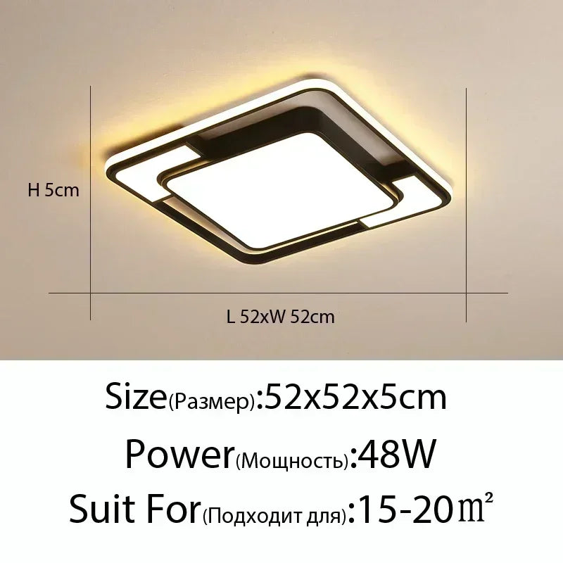 New Living Room Main Light Modern Simple and Atmospheric Led Whole House Ing Package Combination Bedroom Ceiling