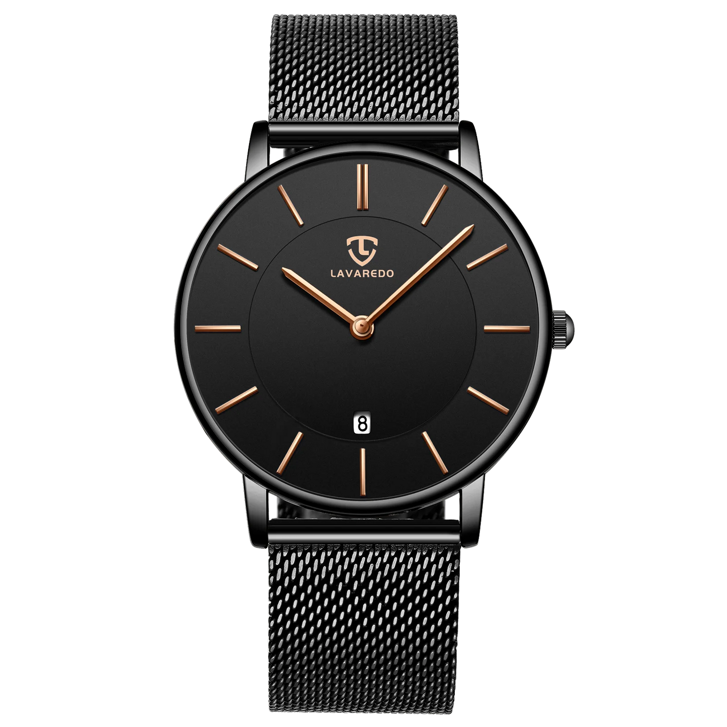 Mens Watches, Minimalist Fashion Simple Wrist Watch for Men Analog Date with Leather Strap