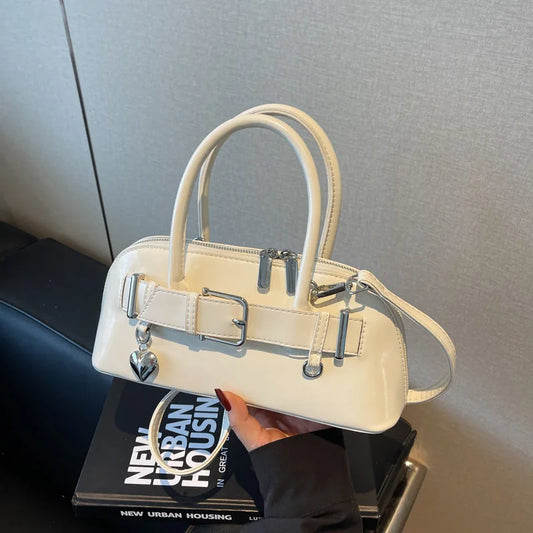 Women's handbag large capacity spring summer fashion simple crossbody bag women's handbag bowling bag crossbody bag