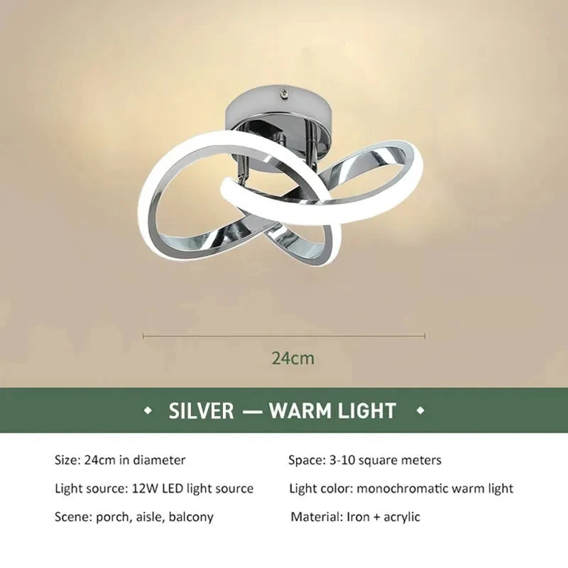 Modern LED Ceiling Light Home Decoration Lighting Bedroom Corridor Aisle Living Room Cloakroom Hotel Indoor Lighting Fixtures