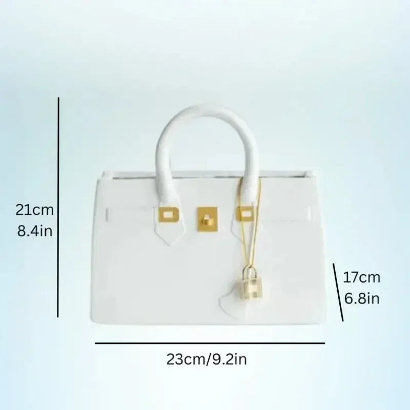 Resin Creative Luxury Vases Modern Table Ornaments Bag Moulding TV Stand Decor Vases Arrange Flowers Vase Home Decoration