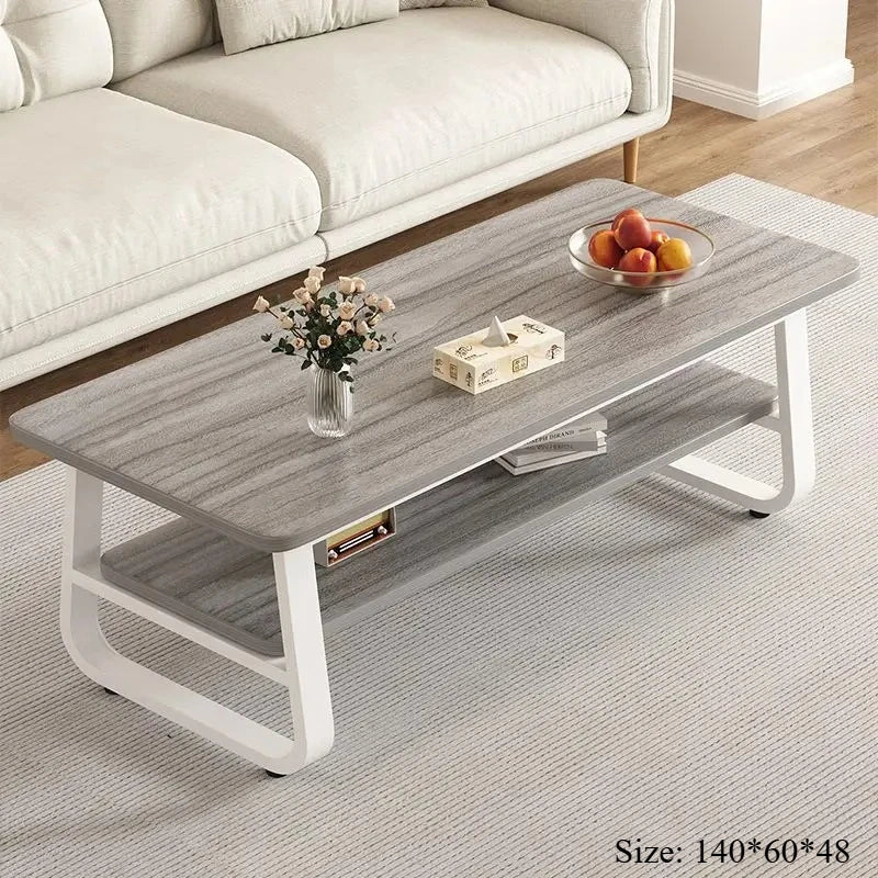 Contemporary Sofa Side Cabinet & Coffee Table Set - Simple Style, New Arrival, Ideal for Bedroom and Living Room Use