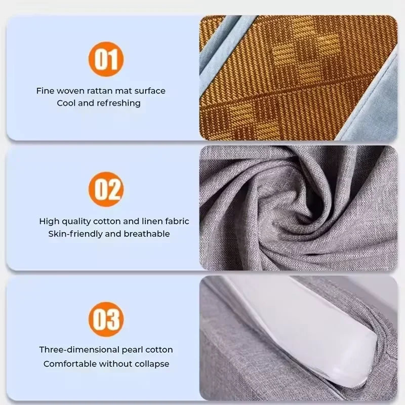 Car Travel Bed Folding Bed Non Inflatable Camping Bed Office Rest Mat With Pillow Car Rear Sleeping Pad Folding Extension Board
