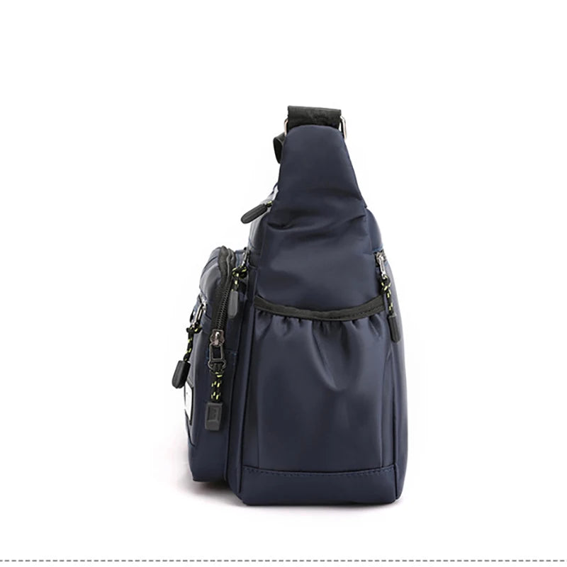 Mens Messenger Bag Crossbody Shoulder Bags Men Small Sling Pack for Work Business Waterproof Oxford Packs Satchel Purse