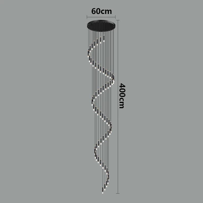 Modern home decor led lights pendant light lamps forstaircase Chandeliers for living room hanging light indoor lighting