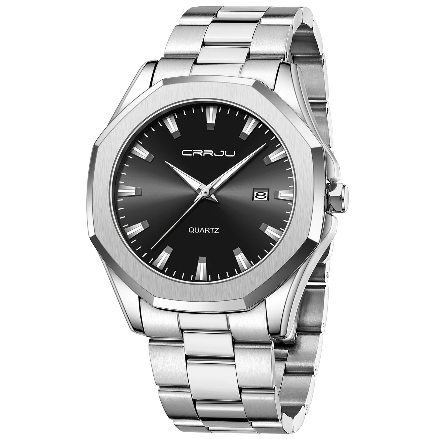 Watches for Men Classic with Date Business Dress Luxury Waterproof Luminous Mens Wrist Watch Analog Stainless Steel Men Watch
