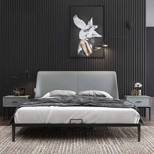 High End Wood Double Bed European Waterproof 2 Person Modern Twin Beds Bedroom Queen Sleeping Camas De Dormitorio Furniture