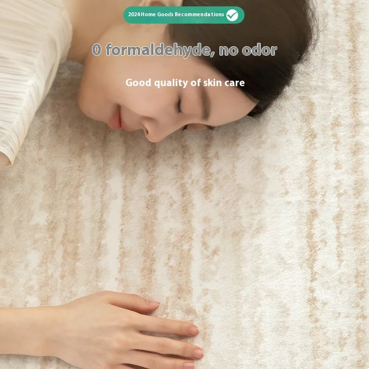 Living Room Carpet Non-slip Waterproof Bedroom Floor Mat Large Size Home Decoration Rugs Minimalist Lines Loop Pile Mats 거실 카펫