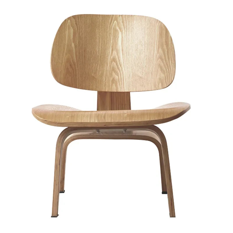 Modern Plywood Simple Leisure Chair Armchair Wood Legs Natural Living Room Japanese Chair Accent Chairs Home Furniture