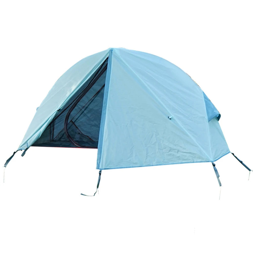Camping Folding Tent Single Person Outdoor Off The Ground Tent Waterproof UV Resistant Used with Bed for Hiking Travel