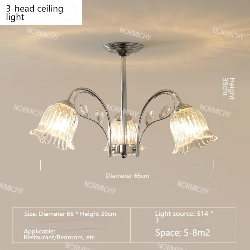 American Home Decoration Living Room Light Luxury Master Bedroom Pendant Light Atmospheric Dining Room Light Ceiling chandeliers
