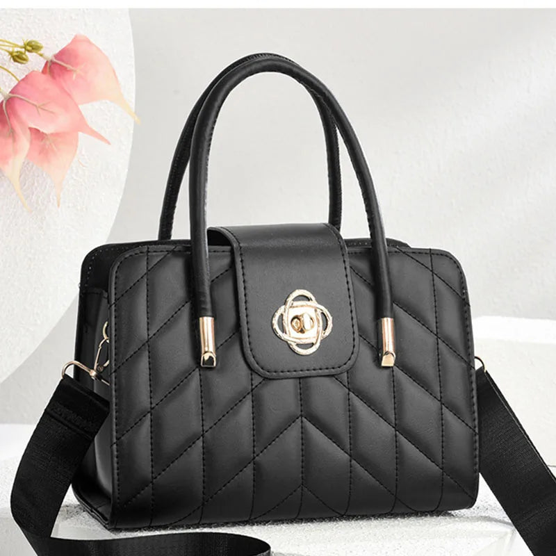 women bag Fashion Shoulder bags   handbag  for women 2025  Handbags leather Printed monogram single shoulder straddle bag