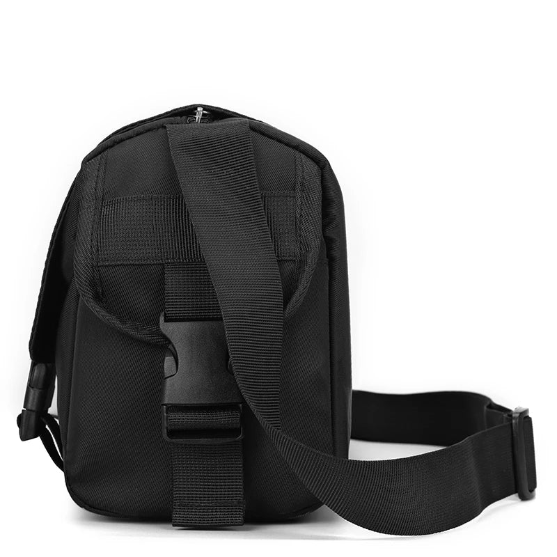 Men's cross-body bag, men's shoulder bag, casual and simple messenger bag, functional style backpack