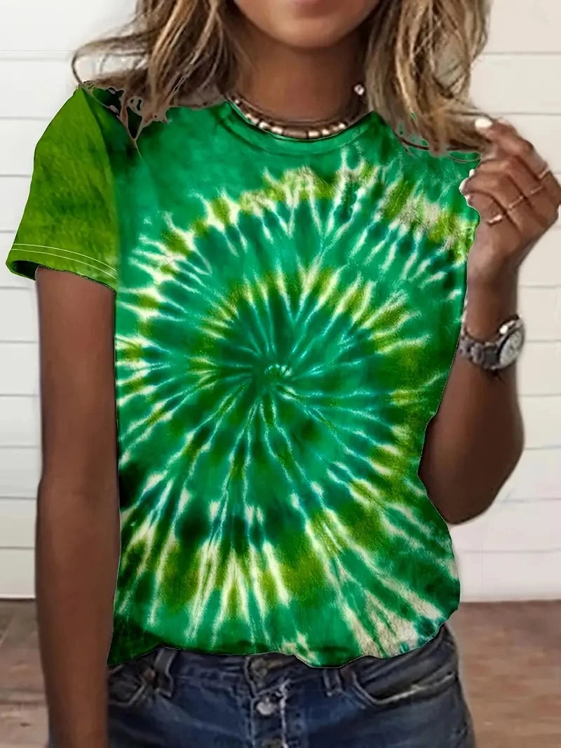 Women's Clothes 2025 Summer Shirts & Blouses Print Graphic T Shirts ropa barata de mujer con envíos gratis Top Mujer Regulai Fit