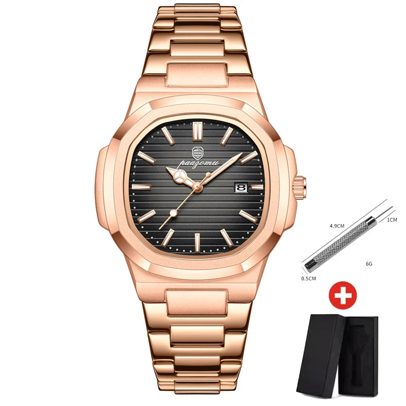 2024 New Men Watch Quartz Waterproof Male Clock Business Watch Mens Watches Top Brand Luxury Watch Men Chronograph reloj hombre