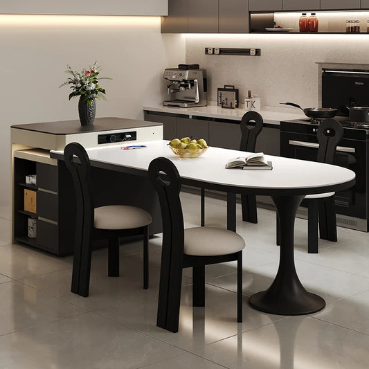 Functional Luxury Dining Tables White Storage Nordic Kitchen Dining Tables Extendable Modern Mesas De Jantar Home Furniture